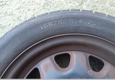 Pneumatici varie marche + cerchio + rotino R14 £15