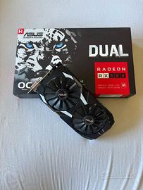 Scheda video ASUS Dual Radeon RX580 OC Edition 8GB