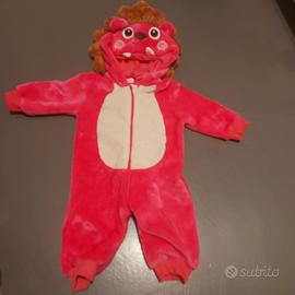 maschera carnevale leoncino 6/9 mesi