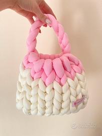 Borsa Marshmallow fatta a mano