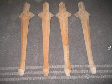 Piedi chippendale + puntali ottone