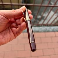 OMAS 555/F Bordeaux stilografica