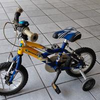 bicicletta bimbo con rotele