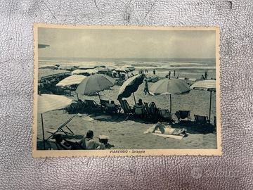 Lotto C, 7 cartoline Viareggio Spiaggia