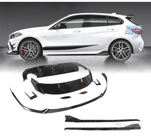 KIT AEREO BMW F40 LOOK M PERFORMANCE NERO LUCIDO