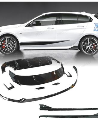 KIT AEREO BMW F40 LOOK M PERFORMANCE NERO LUCIDO