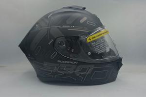 Casco Scorpion EXO-530 AIR FOND Nero Opaco-Argento
