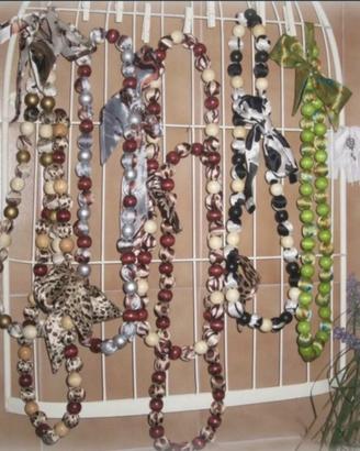 Collana Seta Artigianale Multicolore