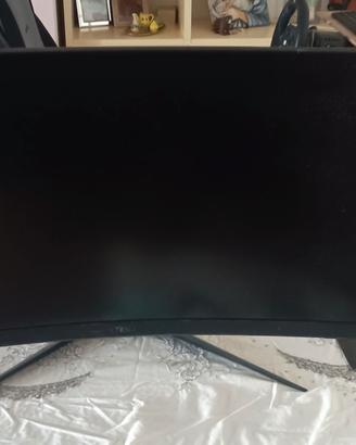 monitor curvo MSI 27 rotto