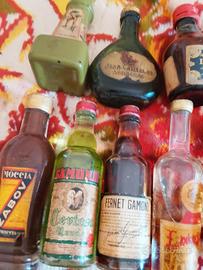 10  bottiglie mignon  vintage