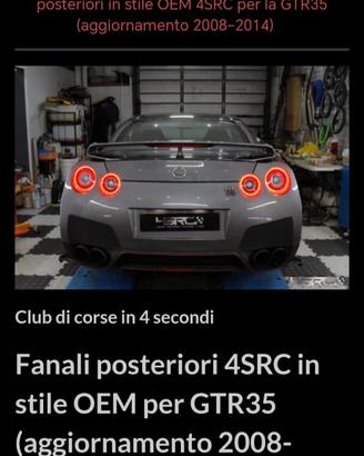 aggiornamento fari  gtr r35 