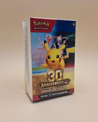 Pokémon 30° Anniversario Confezione 6 Buste