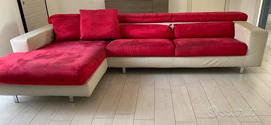 Divano angolare con chaise long