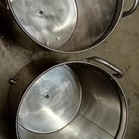 Pentola e Fermentatore in acciaio per birra