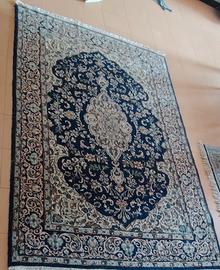 Tappeto persiano orientale annodato a mano 