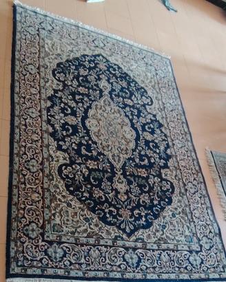 Tappeto persiano orientale annodato a mano 