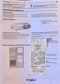 Frigorifero Whirlpool da incasso