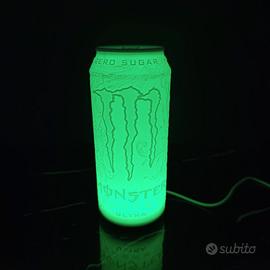 Lampada Monster Energy Drink - Luce LED RGB