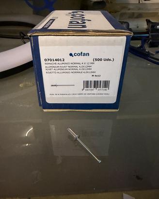 Rivetti Alluminio Cofan 4x12mm (500 pz)