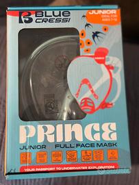Cressi Prince Junior: Maschera Snorkeling Integral