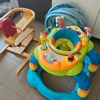 Cavalluccio in legno + Girello Brevi