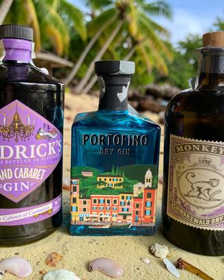 Lotto 3 gin portofino mix vuote