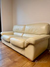 Divano in pelle 3 posti