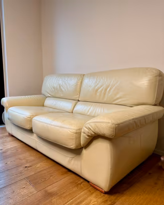 Divano in pelle 3 posti