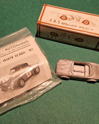 automodello Fiat 124 Abarth rally spider