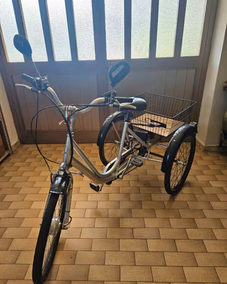 Bicicletta elettrica a tre ruote