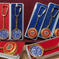 8 Portachiavi collezione Campari ORIGINALI anni 70