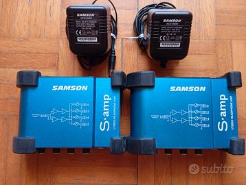 Samson S-Amp Coppia Di Amplificatori Per Cuffie