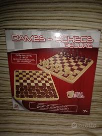 Gioco Dama/Scacchi in legno 🆕