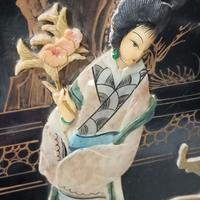 Paravento lacca orientale 