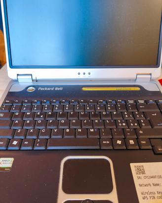 notebook d'epoca Packard Bell Easy note e3253