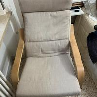 Poltrona IKEA POÄNG beige