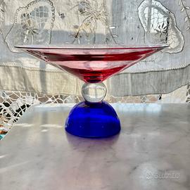 Murano alzata in vetro di Murano