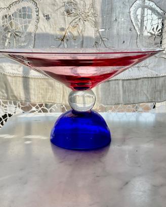 Murano alzata in vetro di Murano