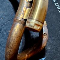  scarico Akrapovich completo KTM EXCF