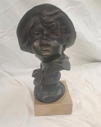 busto in bronzo  contadinello