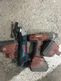 Avvitatore hilti e flex