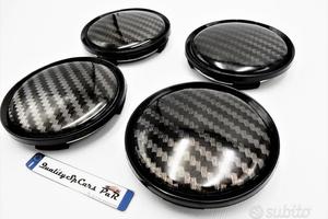 TAPPI COPRIMOZZO 63MM FIBRA DI CARBONIO PER Cerchi