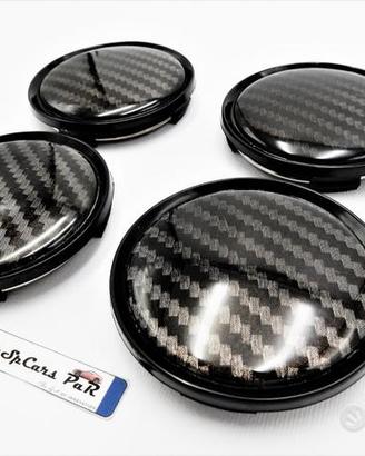 TAPPI COPRIMOZZO 63MM FIBRA DI CARBONIO PER Cerchi