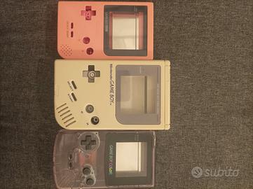 Set 3 custodie vintage Nintendo Game Boy 