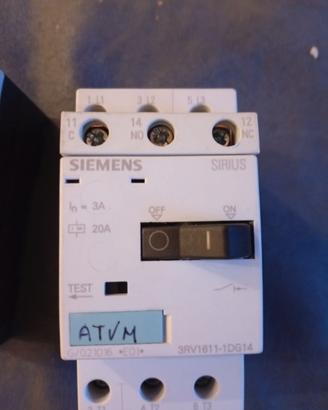 int. magnetotermici per trasformatori Siemens 