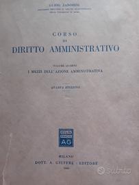 libro Corso di diritto amministrativo 1955