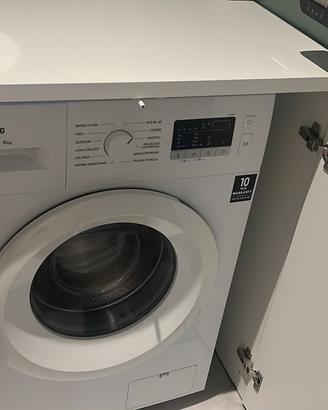 lavatrice slim da 6kg 59,5 x 85 x 40 (L x H x P)