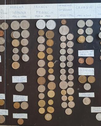 Monete dal Mondo ( 1925 / 2017 ) n. 136 pezzi