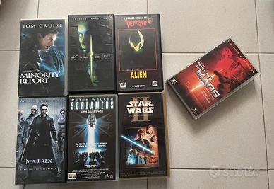 7 VHS collezione fantascienza