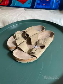 Birkenstock Arizona Suede Leather Soft Footbed